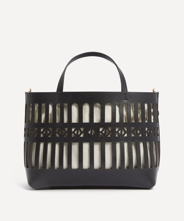 LIBERTY. アイフィス 1875 チューダー プチ ショッパーバッグ ブラック