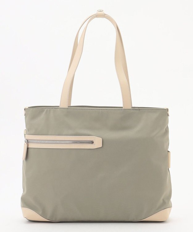 Y'SACCS アシメファスナーポケットトート ライトグリーン