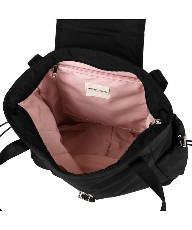 tsumori chisato CARRY ネコメタル トートバッグ 【A4サイズ対応　軽量】 ブラック