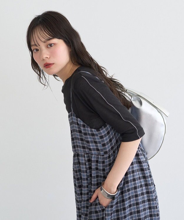 earth music&ecology ハイショクメロートップス Black