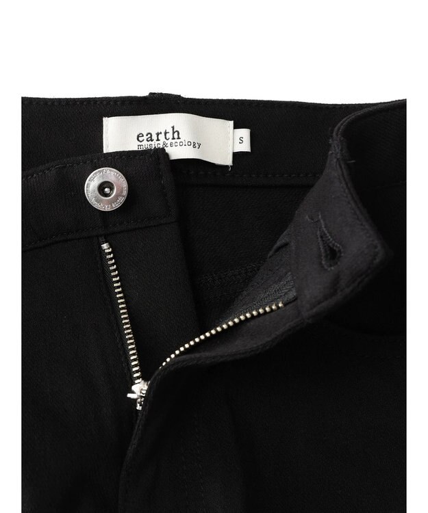 earth music&ecology 裏起毛スキニーパンツ Black