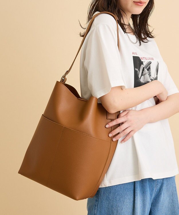 Green Parks ワンハンドル　バケツバック Camel