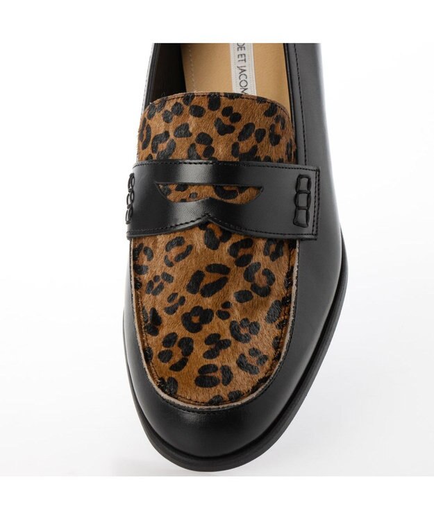 MODE ET JACOMO <MODE ET JACOMO>デザインコインローファー ブラウンメタリック