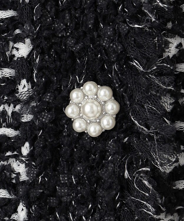 組曲 フリンジニット ベスト モノトーン