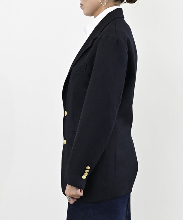 NAVY BLAZER《UNISEX》ネイビーブレザー金ボタンジャケット / LENO