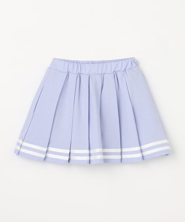 ANY KIDS 【洗濯機可能/吸汗速乾】ドライタッチ プリーツスカパン サックスブルー