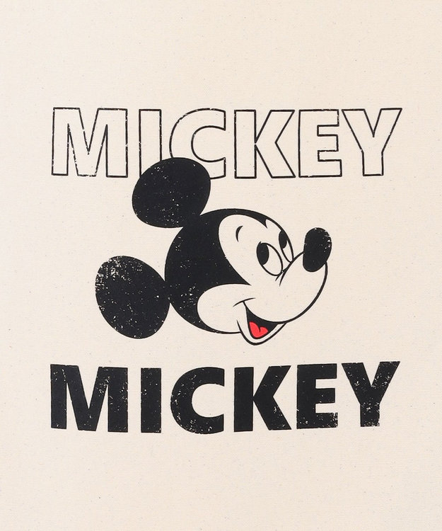 23区 【SLOW/一部店舗限定】Mickeyデザイン トート バッグ アイボリー