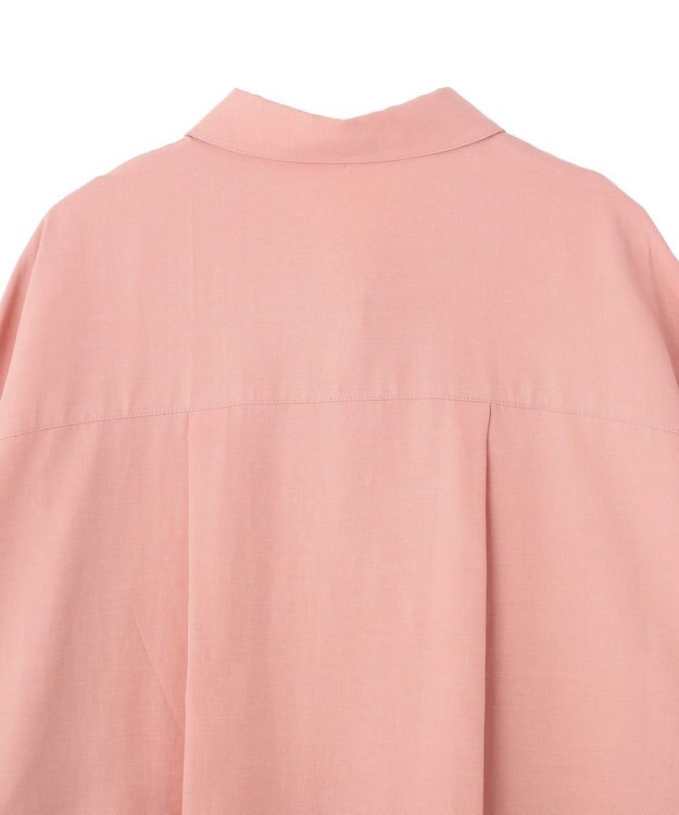 YECCA VECCA バルーン袖スキッパーシャツ Pink