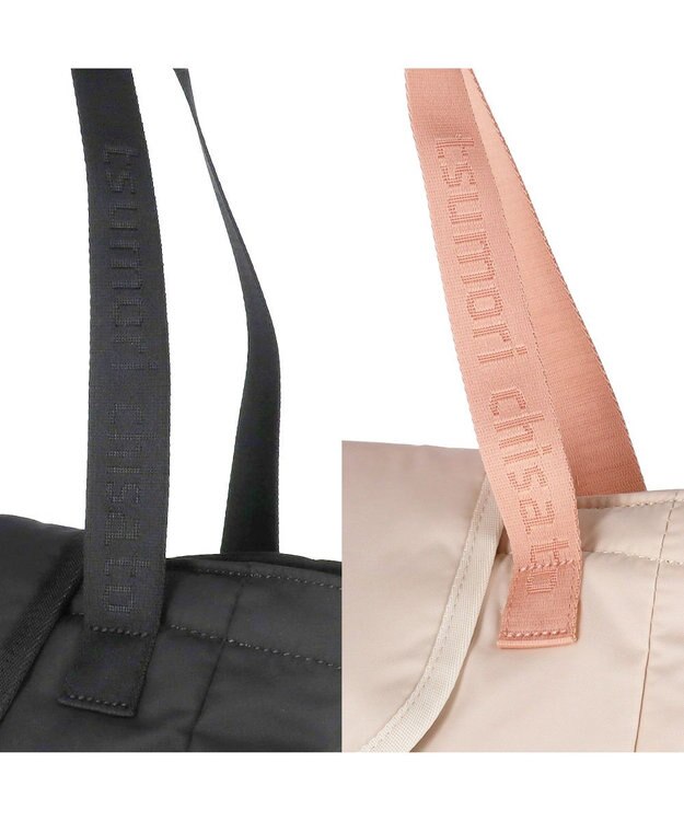 tsumori chisato CARRY ネコメタル トートバッグ 【A4サイズ対応　軽量】 ブラック