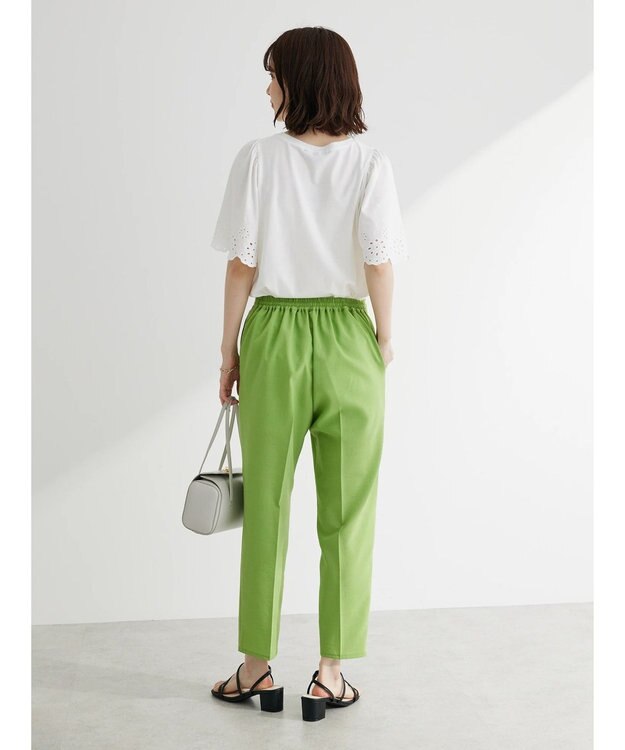 Green Parks 接触冷感　テーパードパンツ Green