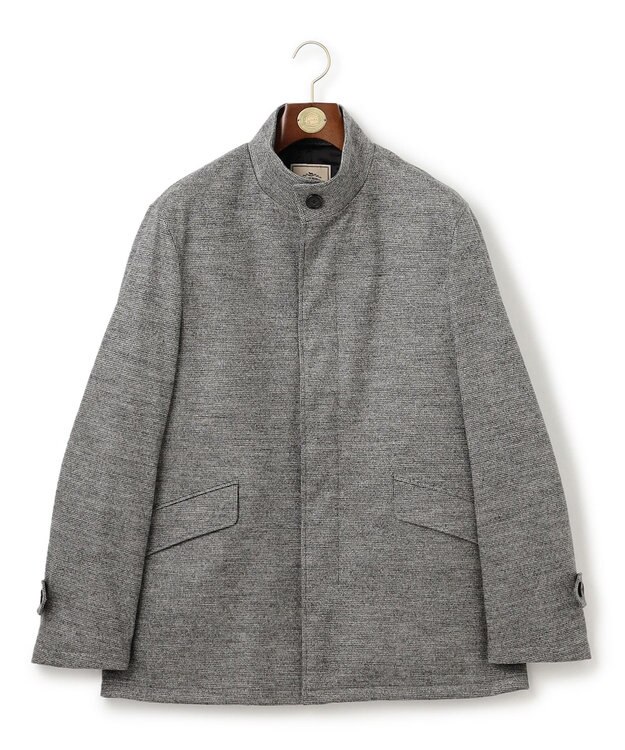 J.PRESS MEN ウールバランサーショートカーコート グレー系3