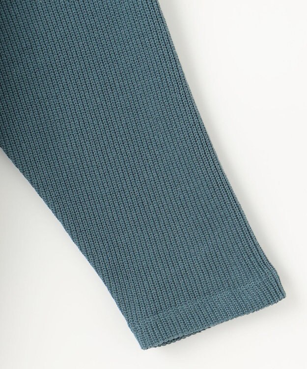 ANY 【洗濯機可能】Vネックニットソー グリーン