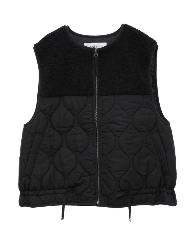 ボアキルティングベスト / CRAFT STANDARD BOUTIQUE | ファッション