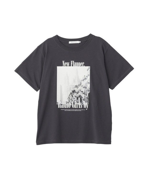 AMERICAN HOLIC フォトプリント半袖Ｔシャツ Charcoal Gray