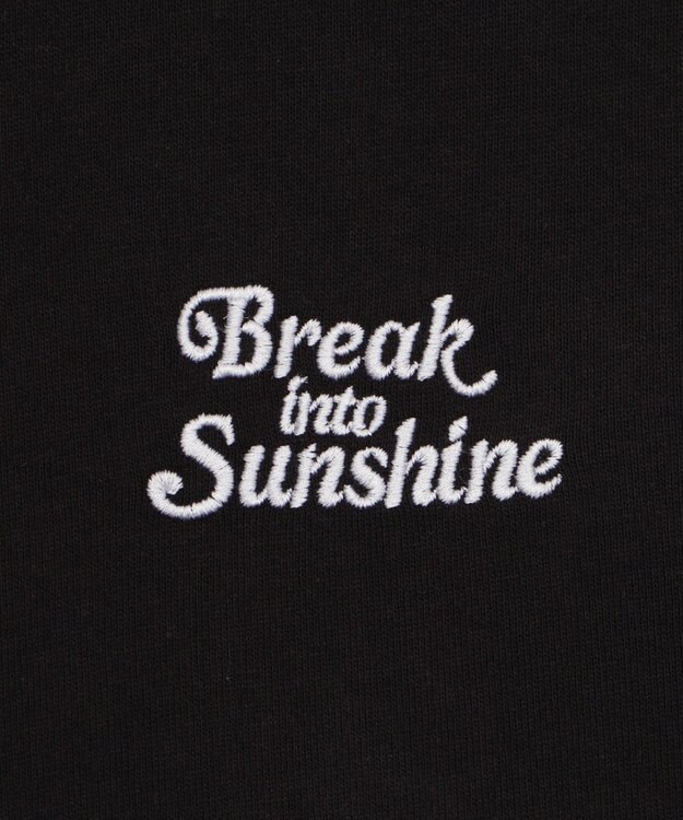 WEGO 2ラインリボングラフィックショートT ブラック