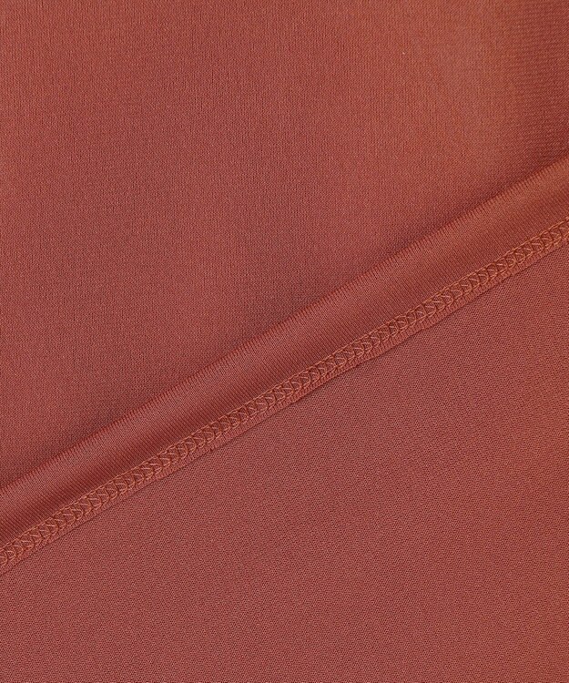 ICB 【洗える】 ハイツイストシアー カットソー マホガニー系