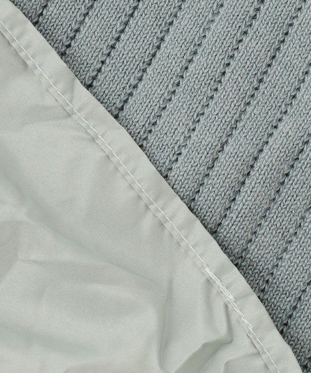 Feroux 【洗える】ペプラム カーディガン ライトグリーン系