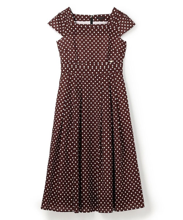 TOCCA 【松木育未さん着用】DOT WALTZ ドレス ブラウン系5