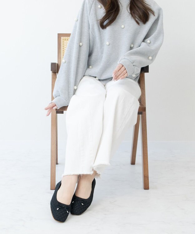Bridget Birkin 【Bridget Birkin】ニットバレエシューズ ブラック