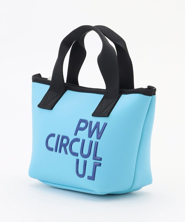 PW CIRCULUS 【新サイズ / 小さくなってもっと使いやすく！】【UNISEX】PW ロゴカートバッグ ゴルフ スカイブルー系