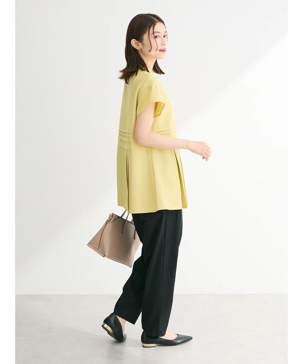 Green Parks プリーツヘムタックチュニック Yellow