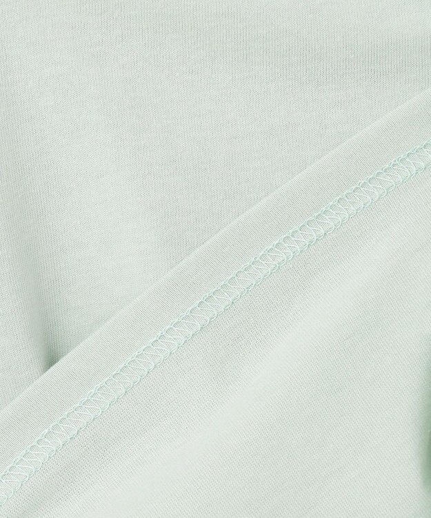ANY KIDS 【洗濯機可能】ドロスト 裾リボンTシャツ ミント