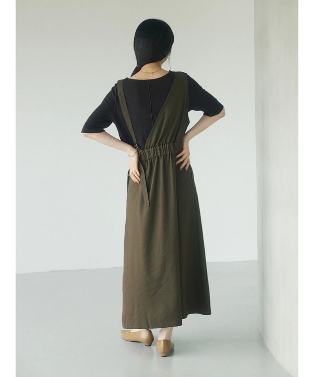 Green Parks armonia．アシメジャンスカ Khaki