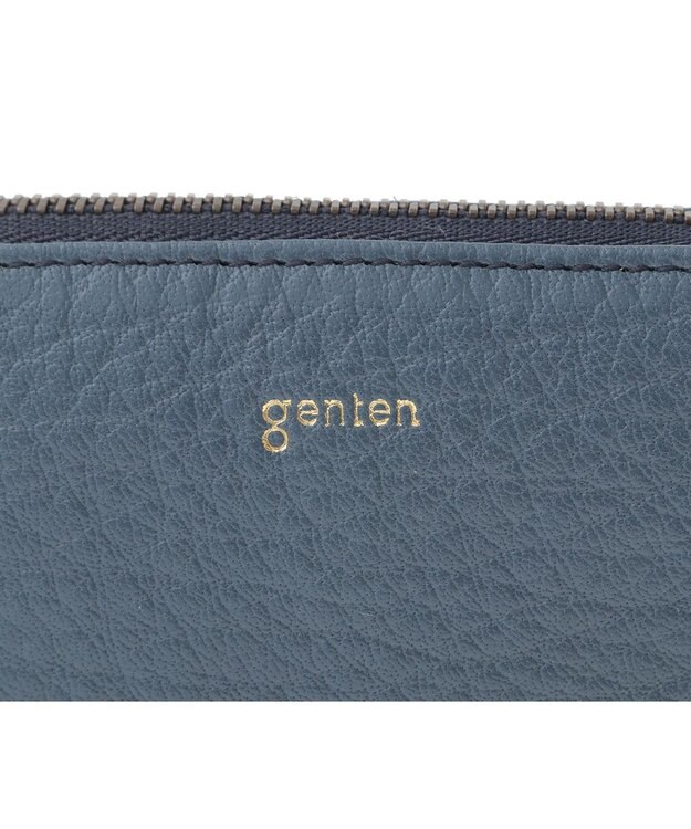 genten タスカ ポーチ レトロブルー