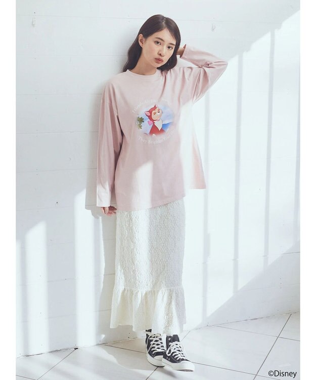 earth music&ecology Ｄｉｓｎｅｙ／フロントダイナロンＴ Pink