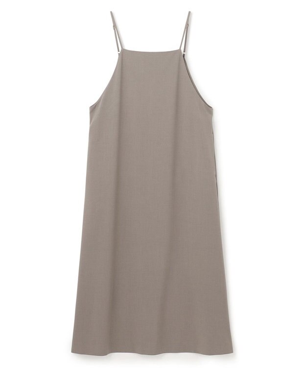ANY 【セットアップ可能/UVケア/接触冷感/ストレッチ】イージーケアライトストレッチワンピース モカ