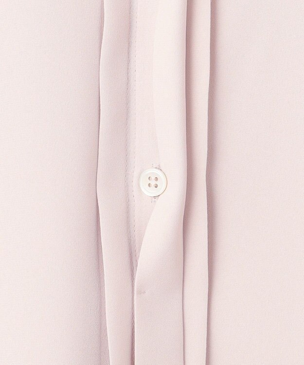 23区 【洗える】バックサテンアムンゼン ブラウス ピンクベージュ系