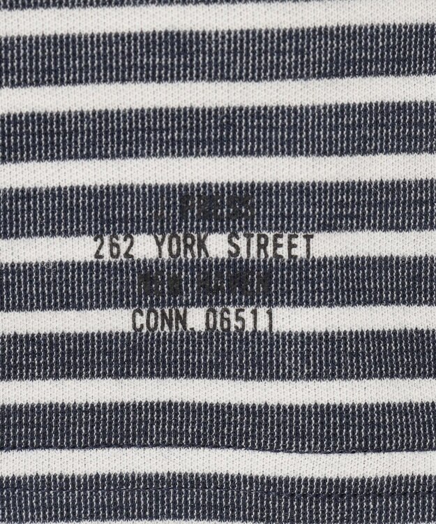 J.PRESS MEN ソフトＷフェイス ボーダーロングTシャツ ネイビー系7