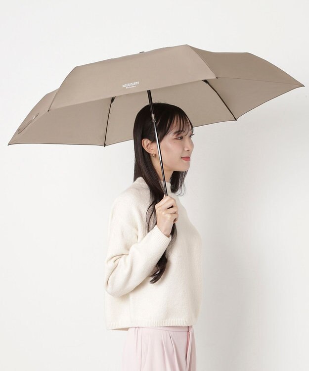 MOONBAT MACKINTOSH PHILOSOPHY(マッキントッシュ フィロソフィー) Birbrella AUTO-JUMP 無地 バーブレラ 自動開閉 雨傘 折りたたみ傘 キャメル