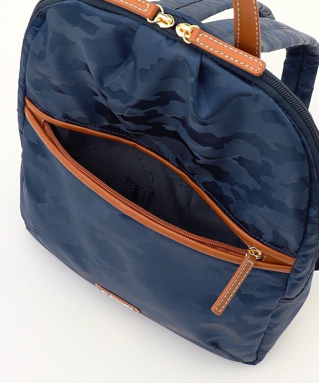 LA BAGAGERIE シャドージャカード リュックサック ネイビー