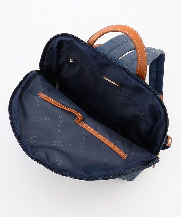 LA BAGAGERIE シャドージャカード リュックサック ネイビー