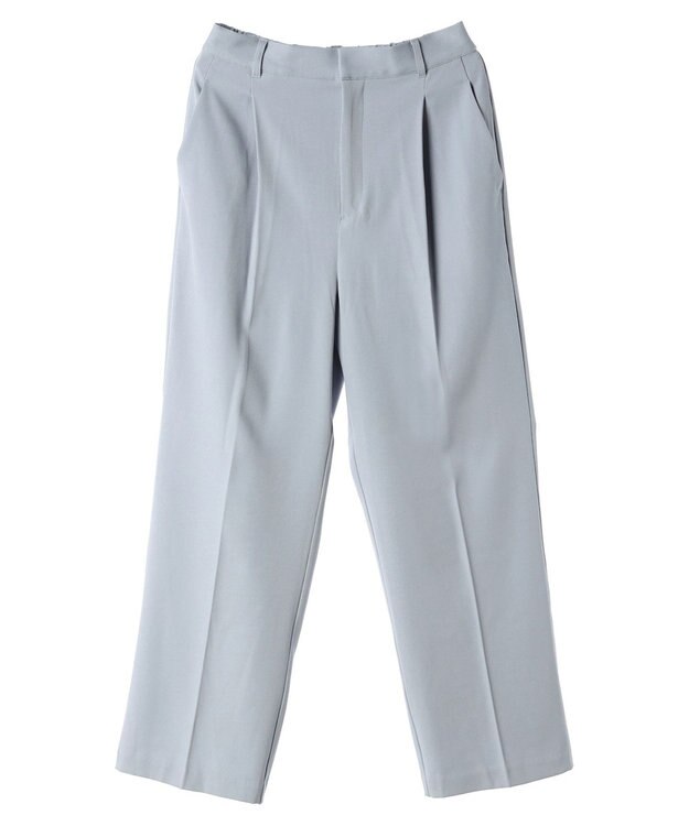 earth music&ecology リラックスストレートパンツ Grayish Blue