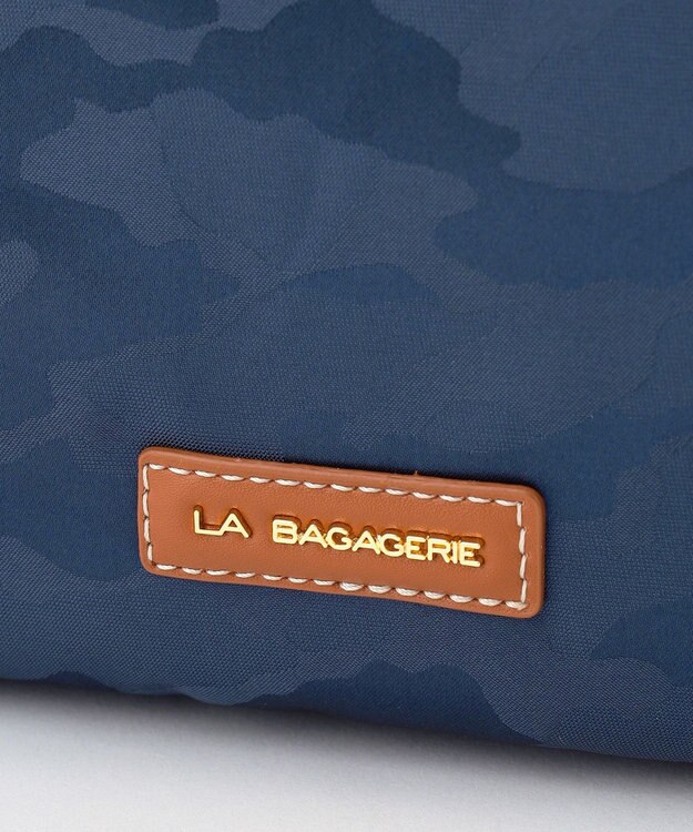 LA BAGAGERIE シャドージャカード リュックサック ネイビー