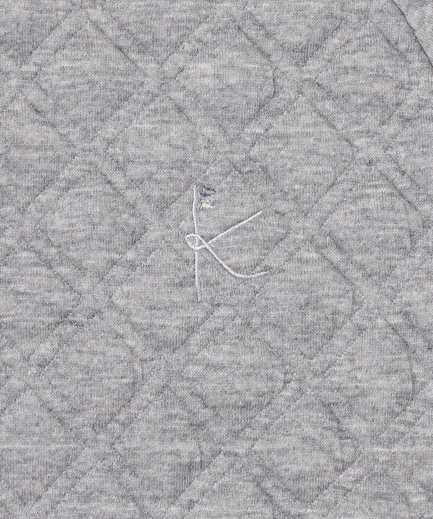 組曲 KIDS 【150-160㎝】ダイヤキルト ワンピース グレー系