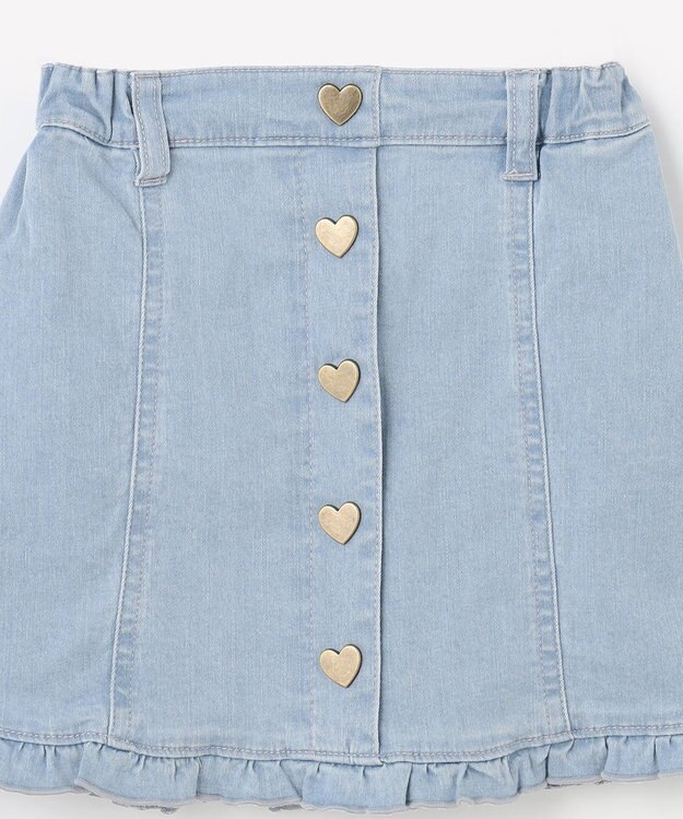 ANY KIDS デニム ミニ スカート ブルー