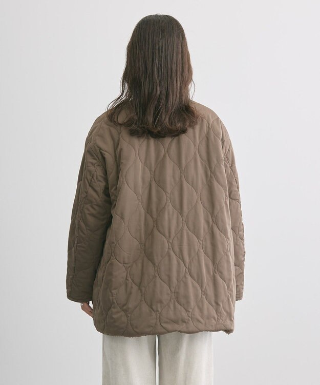 AMERICAN HOLIC 軽ポカ２ＷＡＹリバーシブルキルトアウター Mocha