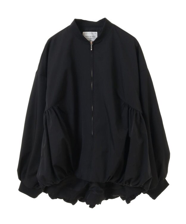 AMERICAN HOLIC ボリュームスリーブギャザーブルゾン Black