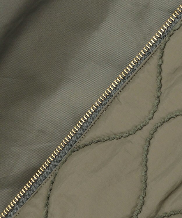 ANY L モールキルトブルゾン カーキ