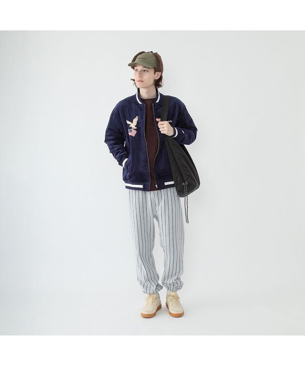 林八百吉商店 Champion　CNタフタアビエイターキャップ カーキ