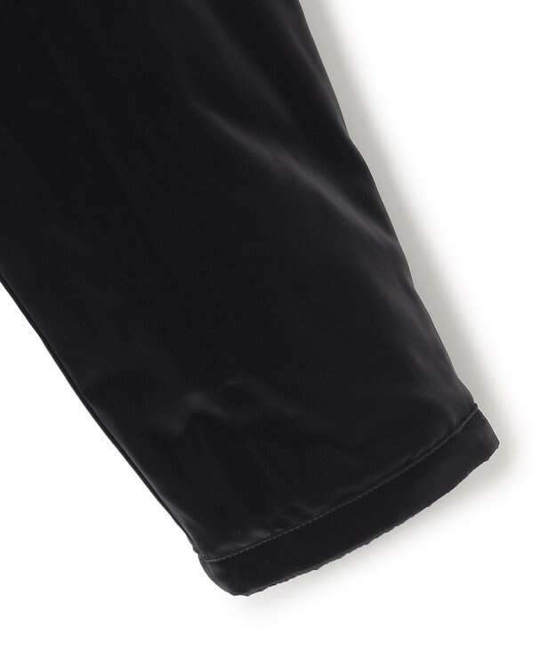 ICB 【リバーシブル着用可能】 ラミネートパイルキルト ミドル丈コート チャコール系