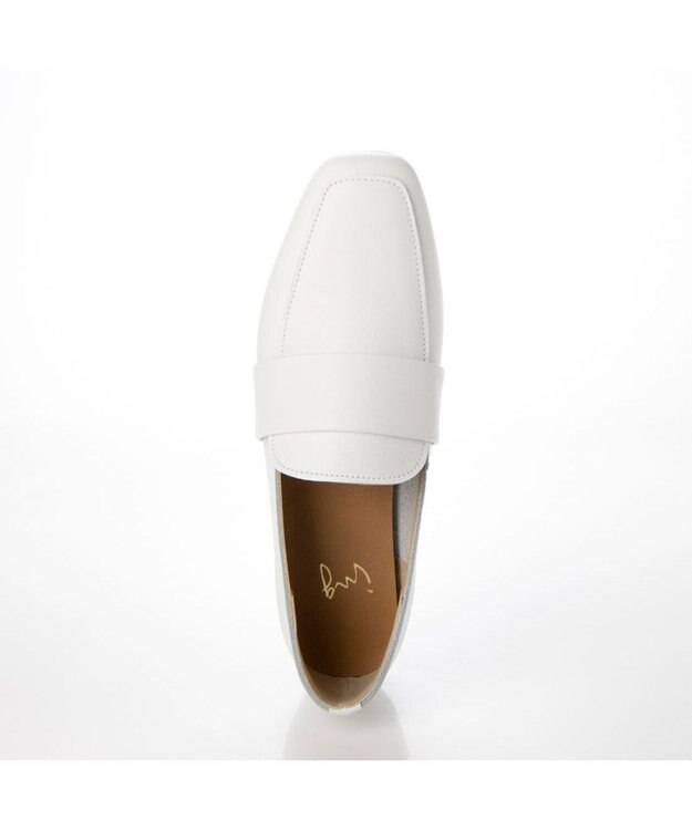 ing <ing>【WEB限定】レザーベルトローファー ホワイト