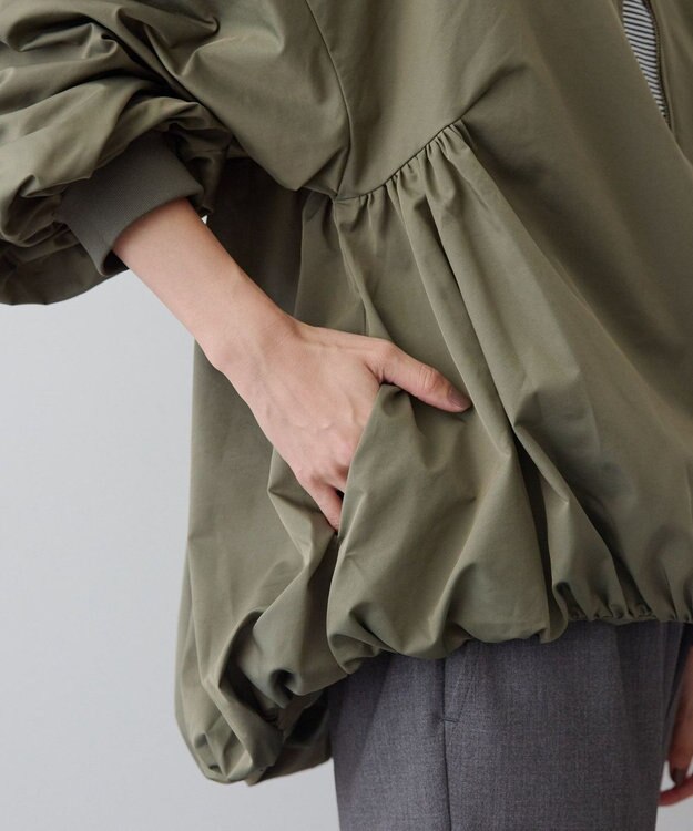 AMERICAN HOLIC ボリュームスリーブギャザーブルゾン Khaki