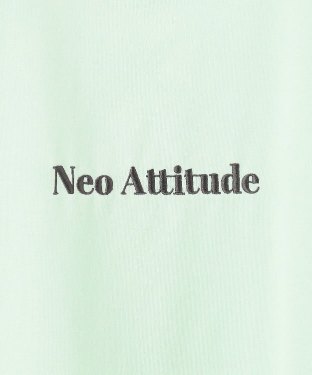 23区 【洗える】Neo Attitude ロゴTシャツ スモーキーグリーン系