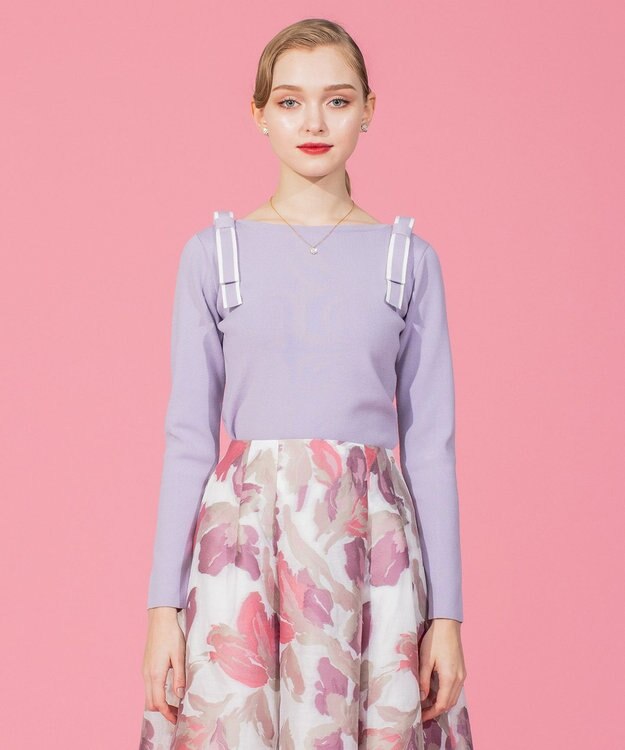 TOCCA 【洗える！】ETERNAL KNIT プルオーバー ラベンダー系