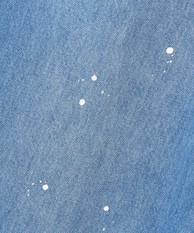 J.PRESS YORK STREET 【UNISEX】ライトオンス ワイドデニムパンツ ダルブルー系