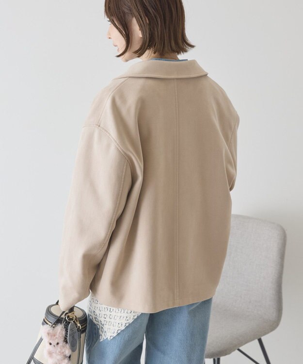 AMERICAN HOLIC スエードライクジャケット Beige